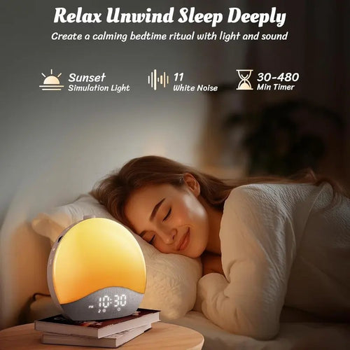 Sunrise Alarm Clock with Wake-Up Light