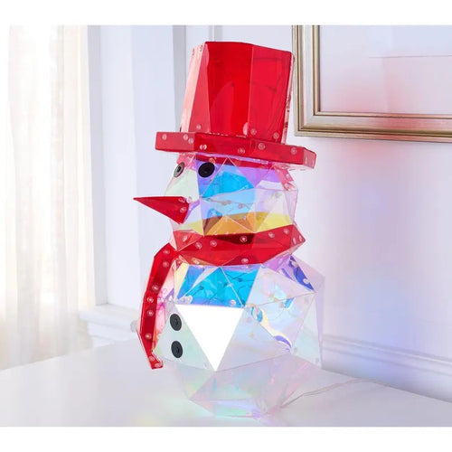 Kringle Express Indoor/Outdoor Holographic Holiday Figure with Remote