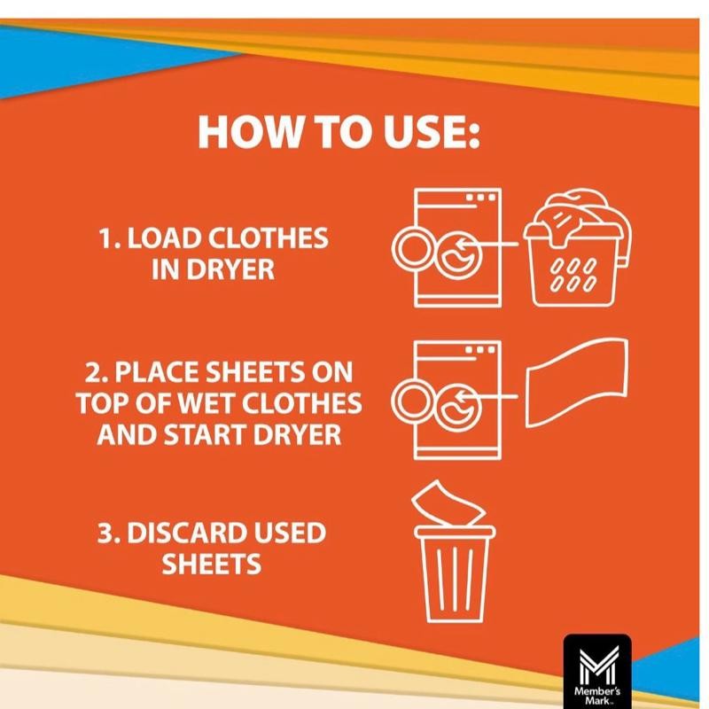Member's Mark Fresh Scent Dryer Sheets