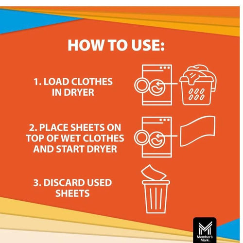 Member's Mark Fresh Scent Dryer Sheets