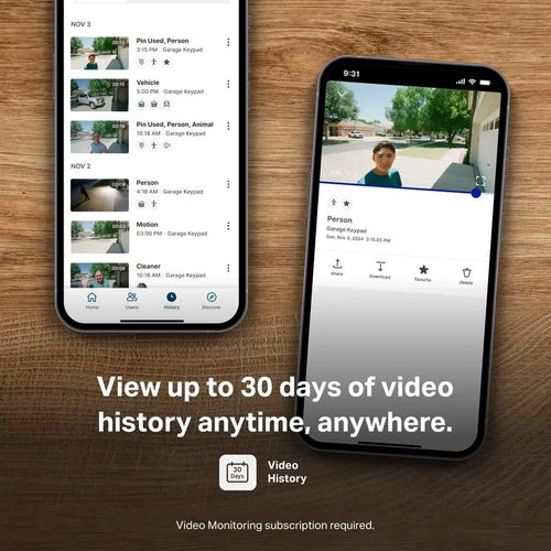myQ Garage Video Keypad