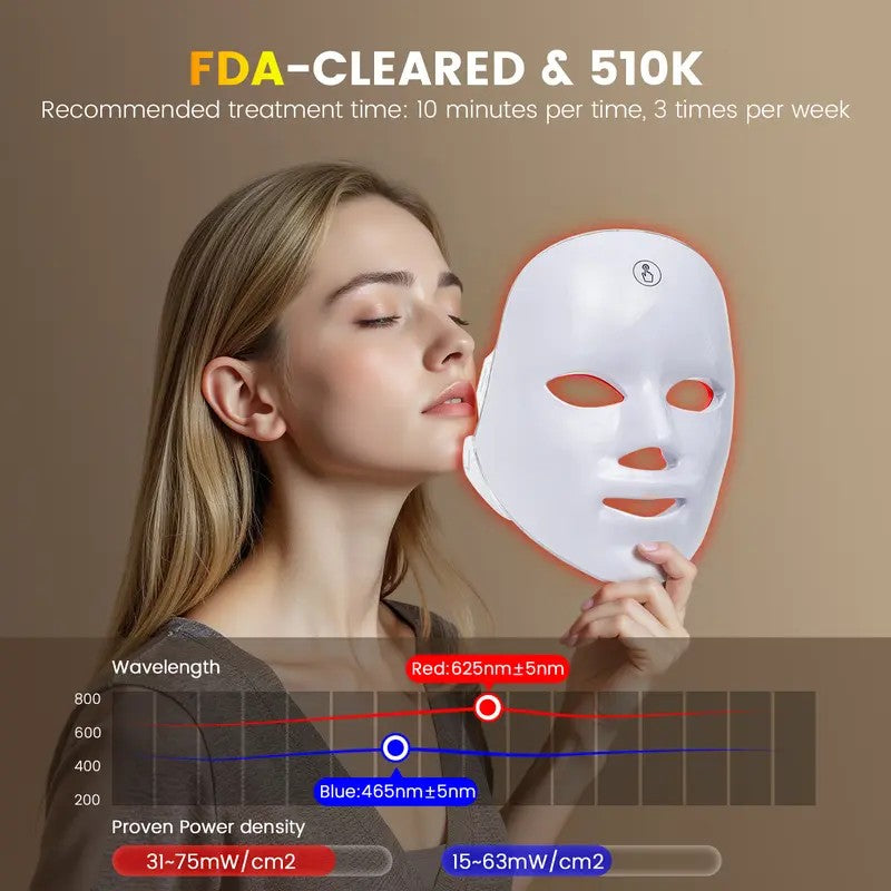 7-Color LED Facial Mask