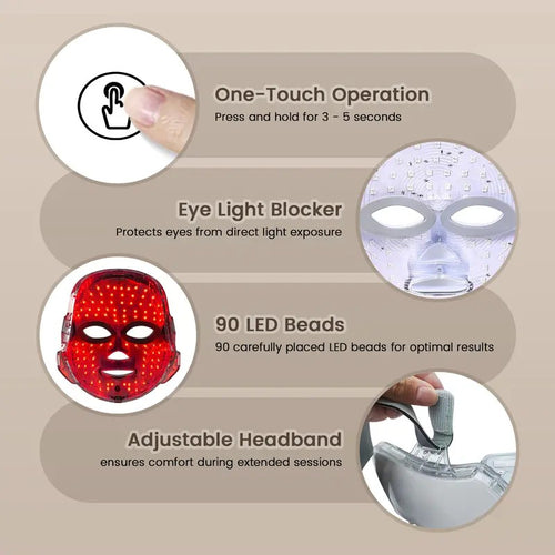 7-Color LED Facial Mask