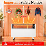 1500W Wall-Mount or Freestanding Electric Space Heater