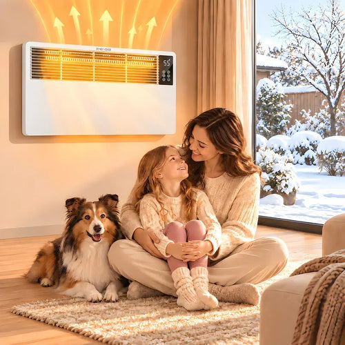 1500W Wall-Mount or Freestanding Electric Space Heater