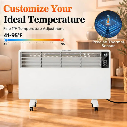 1500W Wall-Mount or Freestanding Electric Space Heater
