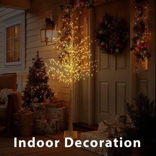 6ft Indoor Lighted Birch Tree