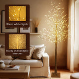 6ft Indoor Lighted Birch Tree