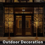 6ft Indoor Lighted Birch Tree