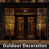 6ft Indoor Lighted Birch Tree