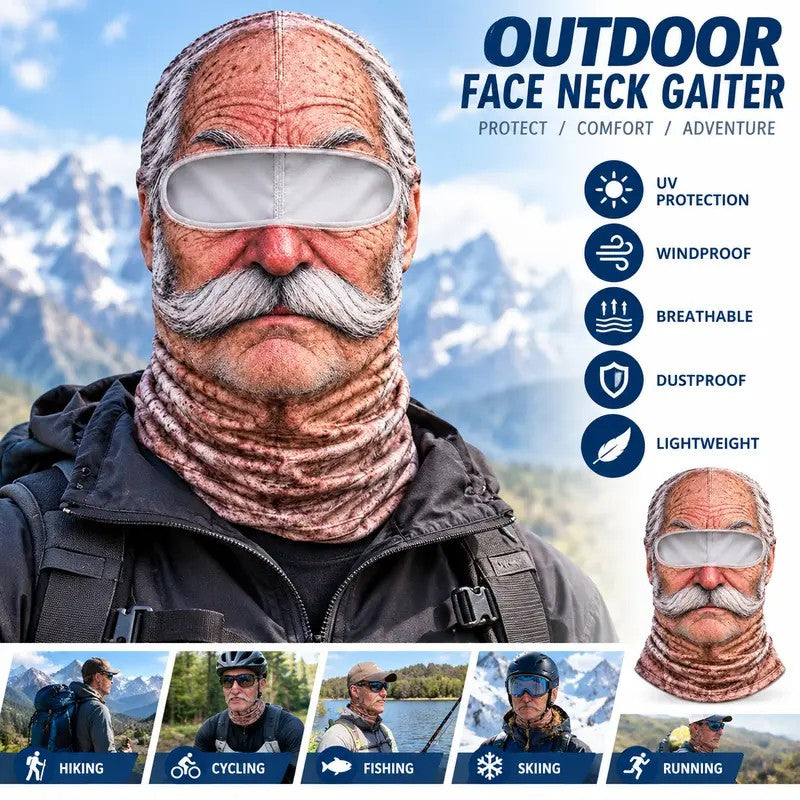 Funny Old Face Winter Balaclava