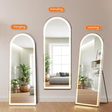 Dimmable 3-Color LED Full-Length Mirror