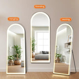 Dimmable 3-Color LED Full-Length Mirror