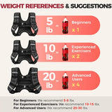 Weighted Vest for Walking, Running & Training