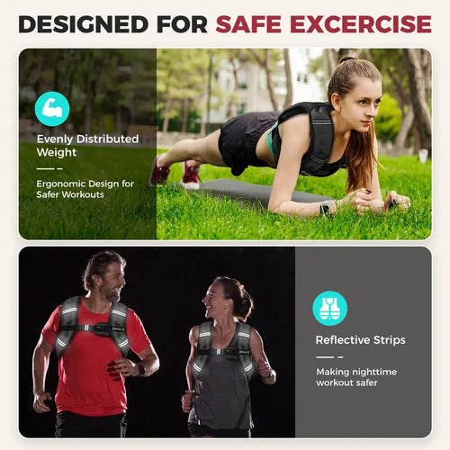 Weighted Vest for Walking, Running & Training