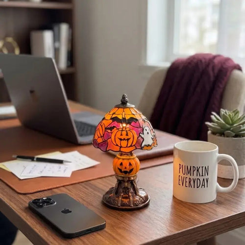 Retro Pumpkin Desk Lamp