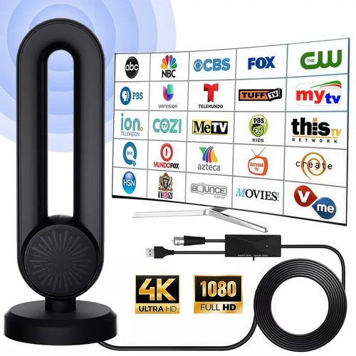 Geometric Ring Indoor HD TV Antenna