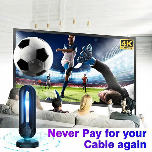 Geometric Ring Indoor HD TV Antenna