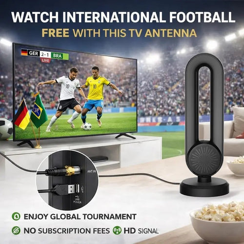 Geometric Ring Indoor HD TV Antenna