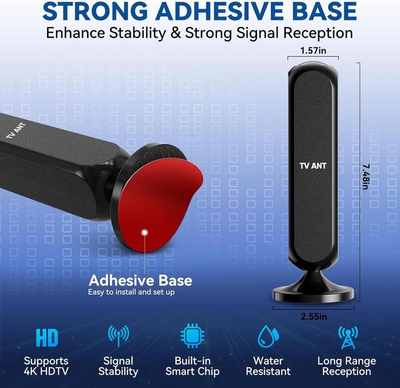 Geometric Ring Indoor HD TV Antenna