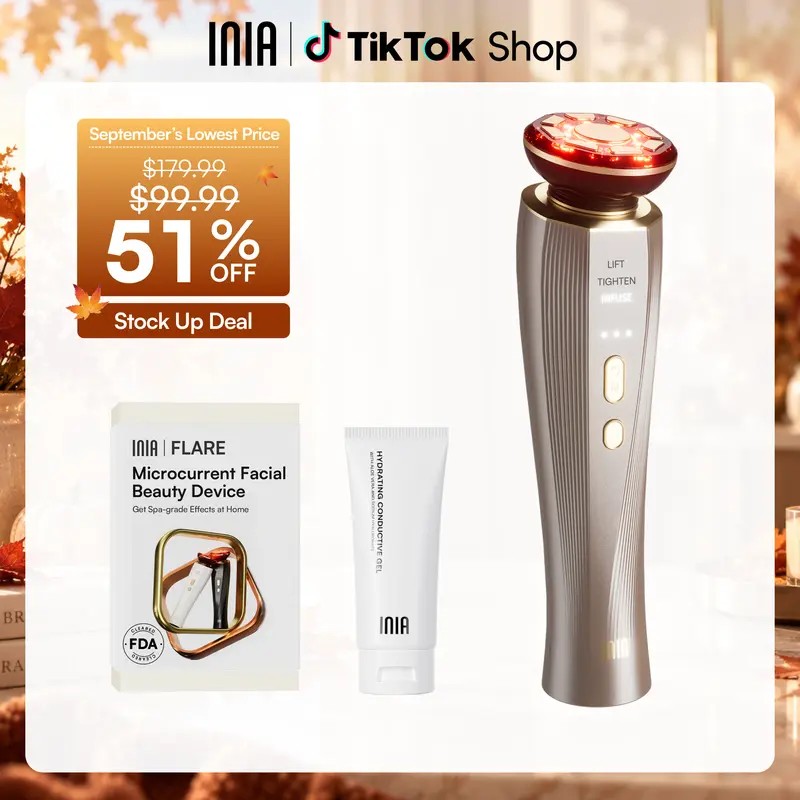 INIA FLARE 3-in-1 Facial Beauty Device