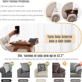 3-in-1 Clip-On Couch Arm Tray