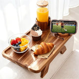 3-in-1 Clip-On Couch Arm Tray