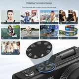 WIKICO 4K Flip Screen Camera