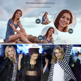 WIKICO 4K Flip Screen Camera