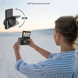WIKICO 4K Flip Screen Camera