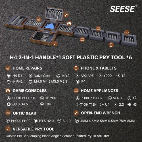 55-in-1 Magnetic Screwdriver Set