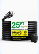 Outdoor extension cord