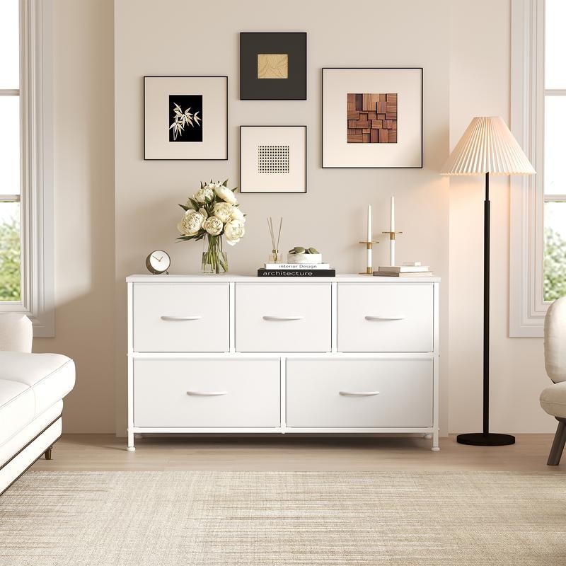5-Drawer Fabric Storage Tower Dresser