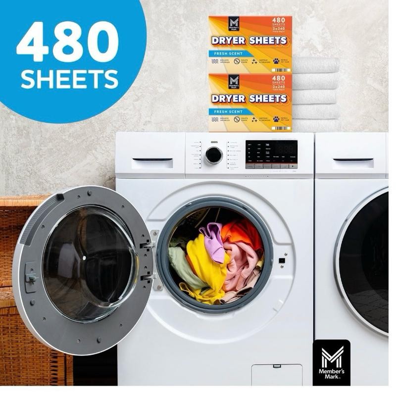 Member's Mark Fresh Scent Dryer Sheets