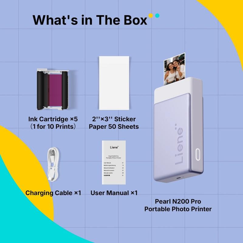 Pro Portable Sticker Photo Printer