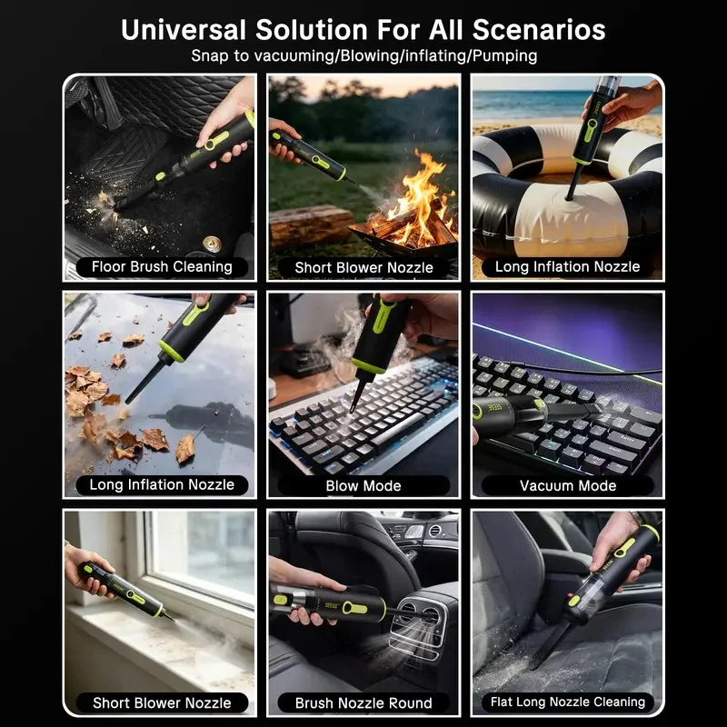 SEESE 2-in-1 Cordless Vacuum & Air Duster