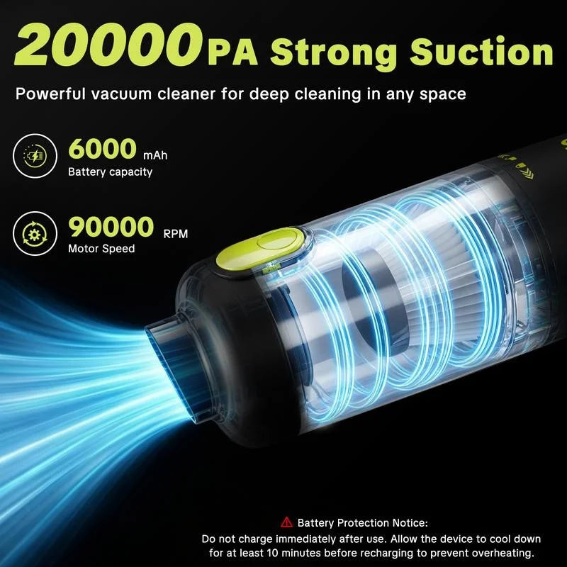 SEESE 2-in-1 Cordless Vacuum & Air Duster