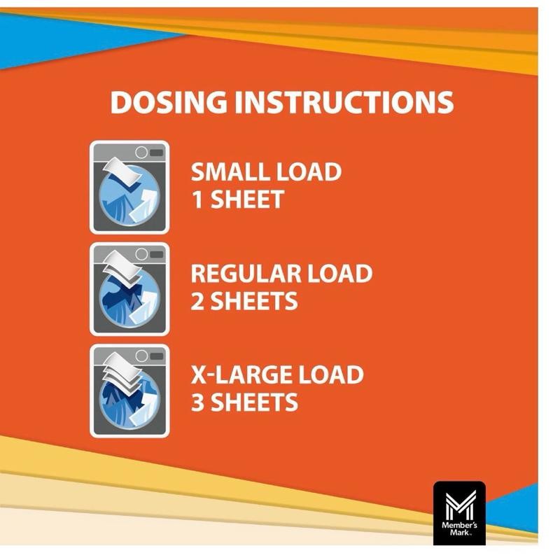 Member's Mark Fresh Scent Dryer Sheets