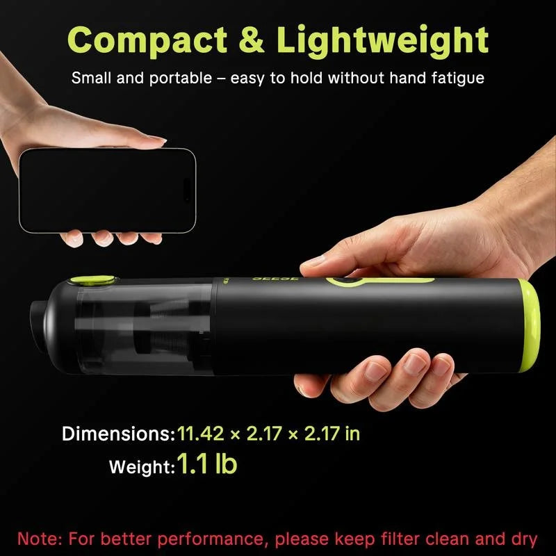 SEESE 2-in-1 Cordless Vacuum & Air Duster