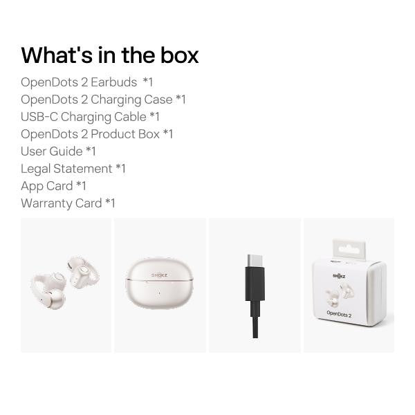 OpenDots 2 Open-Ear Clip-On Earbuds