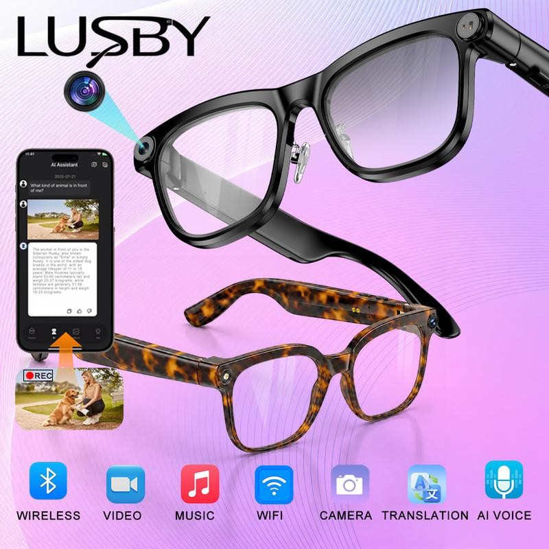 Smart Glasses for Photos, Translation, and Hands-Free Recording